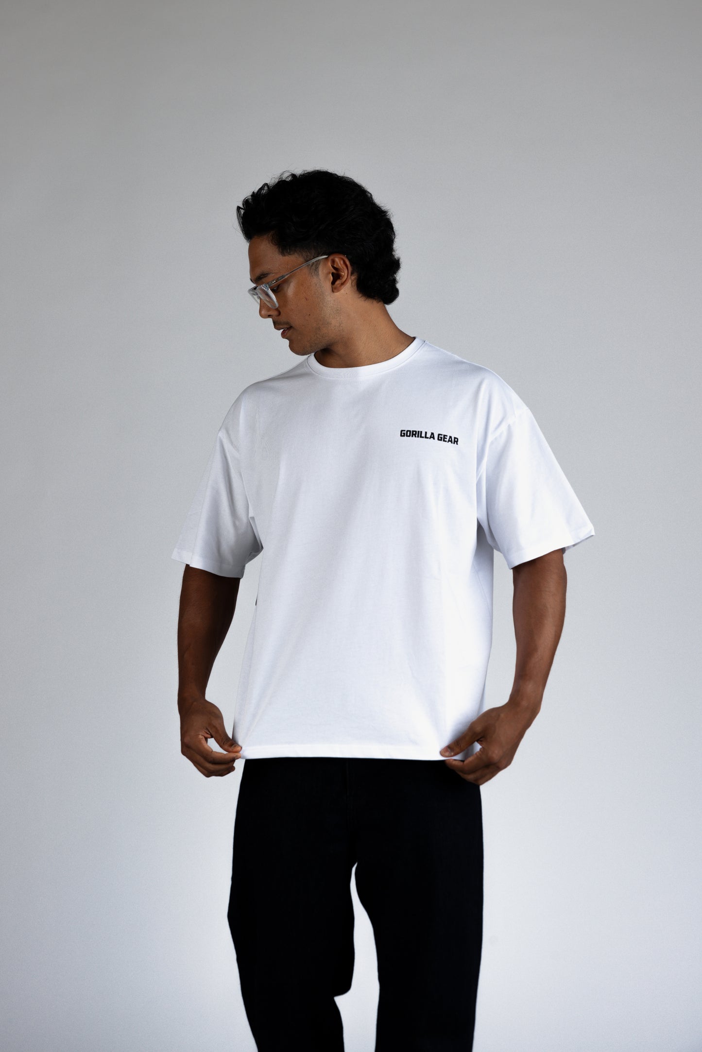 Classic White Gorilla Cotton Tee - high quality and comfortable