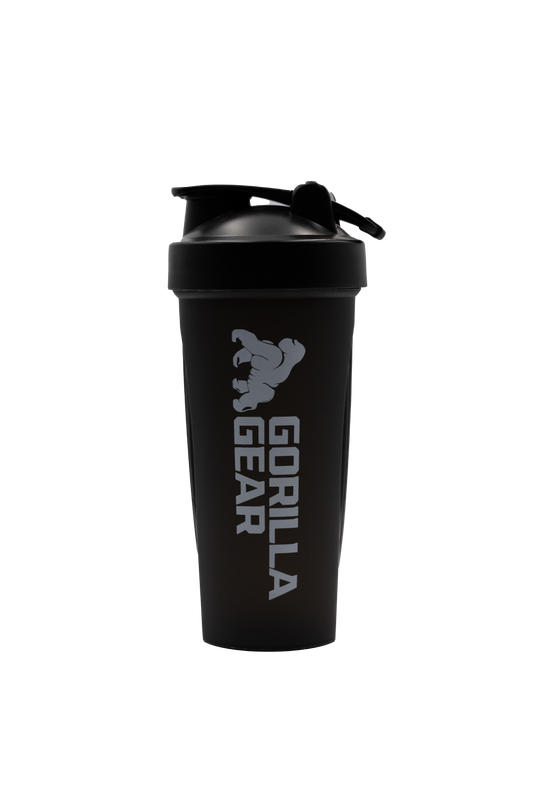 Gorilla Gear Protein Shaker Bottle Classic Black