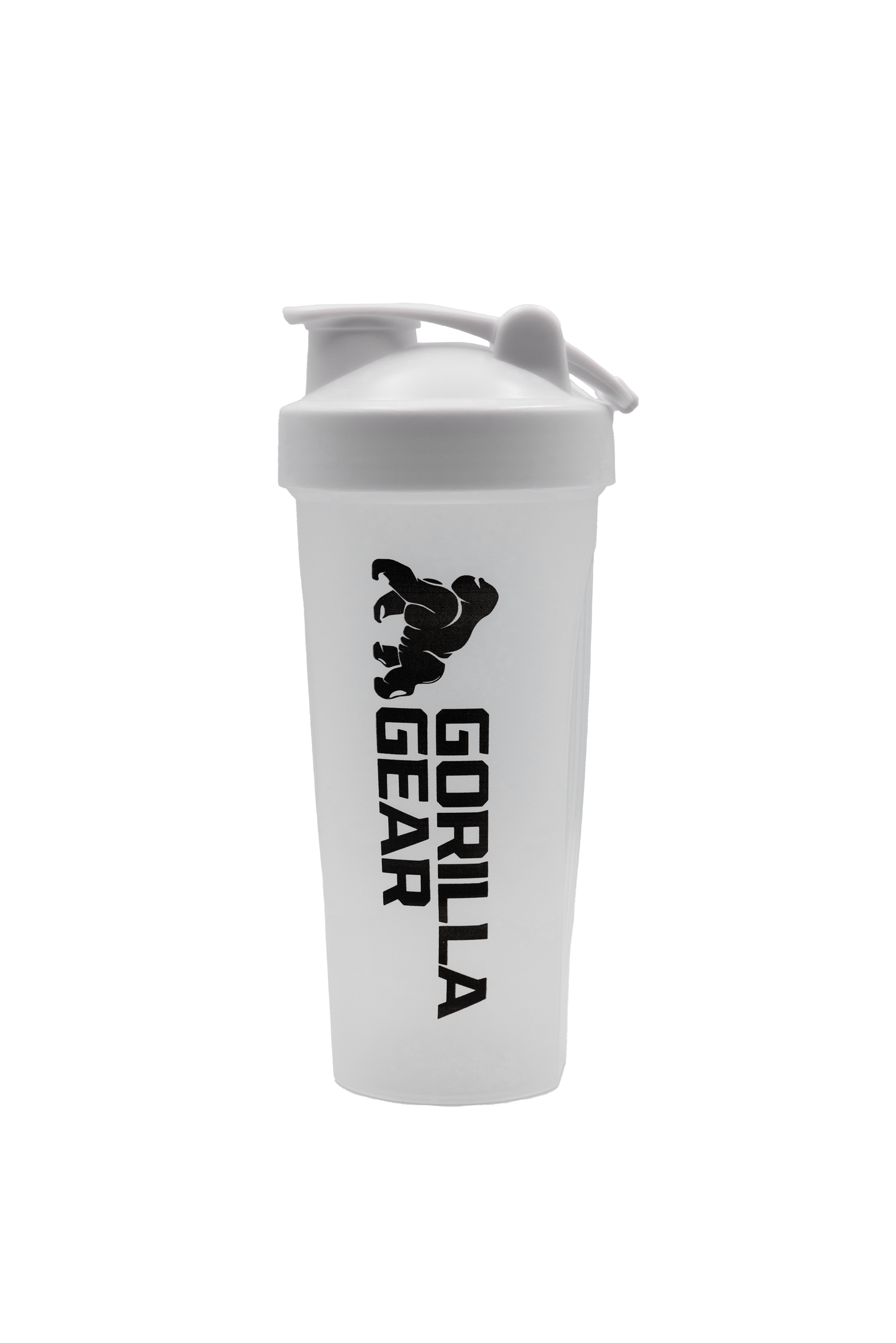Gorilla Gear Protein Shaker Bottle Classic White